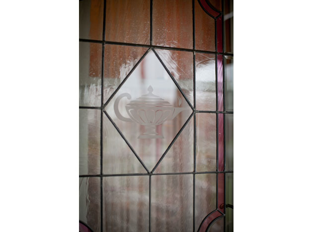 Frosted Etched Lamp
